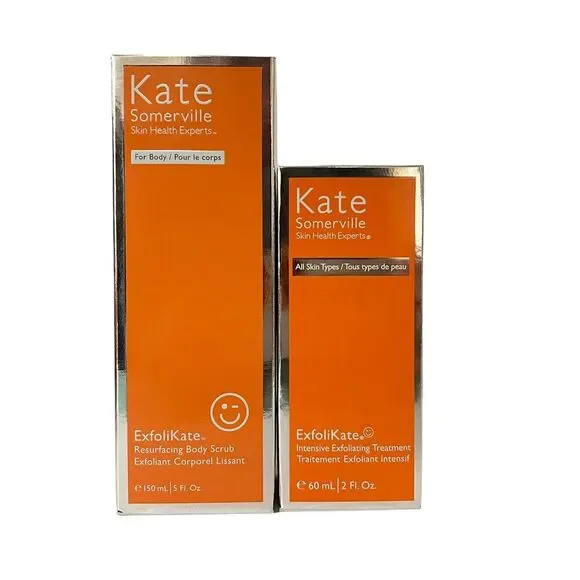 Kate Somerville All Over Glow Exfolikate Body Scrub & Exfoliating Treatment Set